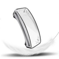 Husă din silicon pentru Fitbit Inspire și Inspire HR - Argintie