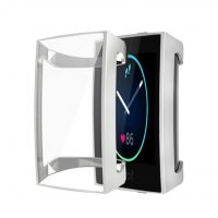 Husă din silicon pentru Fitbit Charge 3 și 4 - Argintie