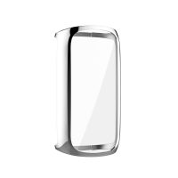 Husă din silicon pentru Fitbit Luxe - Argintie