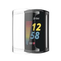 Husă din silicon pentru Fitbit Charge 5 - Transparent