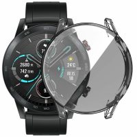 Cască din silicon pentru Honor Watch Magic 2 46 mm - Transparentă