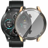 Cască din silicon pentru Honor Watch Magic 2 46 mm - Roz auriu