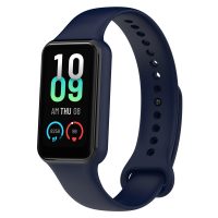 Curea din silicon eses pentru Amazfit Band 7 - Albastru închis