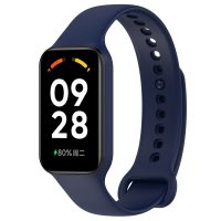 Brățară din silicon eses pentru Redmi Smart Band 2 GL și Smart Band 8 Active - Albastru închis