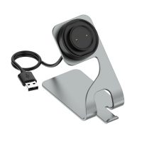 Stativ de încărcare eses pentru Amazfit GTR 2, GTS 2, Bip U, Amazfit T-Rex Pro - Gri