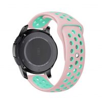 Curea perforată din silicon eses - Roz mentă, 18 mm