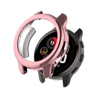Ramă din silicon pentru Garmin Venu 2 Plus - Roz