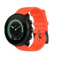 Curea din silicon perforată eses - Portocalie, 24 mm