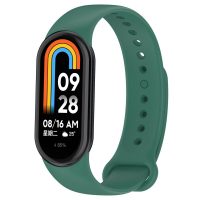 brățară din silicon pentru Xiaomi Smart Band 8, 9 și 10 - Verde închis
