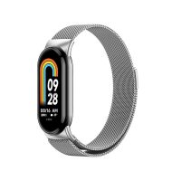 brățară milaneză pentru Xiaomi Smart Band 8, 9 și 10 - Argintie