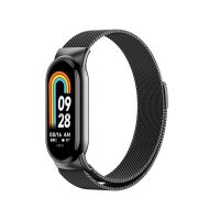 brățară milaneză pentru Xiaomi Smart Band 8, 9 și 10 - Neagră