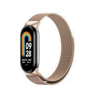 brățară milaneză pentru Xiaomi Smart Band 8, 9 și 10 - Roz auriu