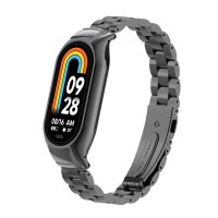 brățară metalică pentru Xiaomi Smart Band 8 - Neagră