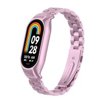 brățară metalică pentru Xiaomi Smart Band 8 - Roz