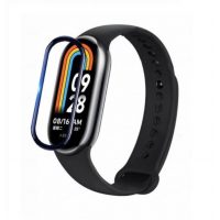 Folie de protecție cu margine neagră pentru Xiaomi Smart Band 8