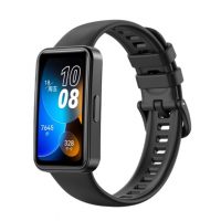 esem curea din silicon pentru Huawei Band 8, 9 și 10 - Neagră