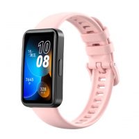 esem curea din silicon pentru Huawei Band 8, 9 și 10 - Roz bej
