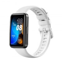 esem curea din silicon pentru Huawei Band 8, 9 și 10 - Alb