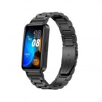 esem curea din metal pentru Huawei Band 8, 9 și 10 - Neagră