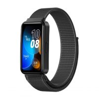 esem curea din nylon pentru Huawei Band 8, 9 și 10 - Negru