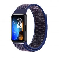 Brățară din nailon pentru Huawei Band 8, 9 și 10 - Mov