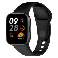 Curea din silicon eses pentru Xiaomi Redmi Watch 3 - Negru