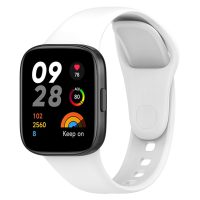 Curea din silicon eses pentru Xiaomi Redmi Watch 3 - Albă