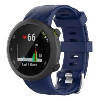 Curea din silicon eses pentru Garmin Forerunner 45, Forerunner 45S și SWIM 2 - Albastru închis