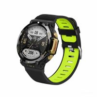 Curea sport din silicon eses pentru Xiaomi Amazfit T-Rex 2 - Negru verde