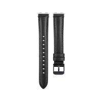 eses Brățară din piele pentru Huawei Band 8, 9 și 10 - Negru