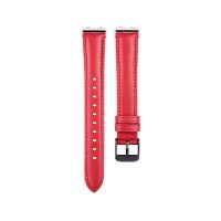 eses Brățară din piele pentru Huawei Band 8, 9 și 10 - Roșie