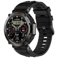Curea din silicon pentru Xiaomi Amazfit T-Rex Ultra - Negru