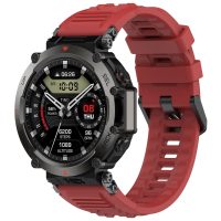 Curea din silicon eses pentru Xiaomi Amazfit T-Rex Ultra - Roșie