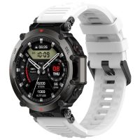 Curea din silicon eses pentru Xiaomi Amazfit T-Rex Ultra - Albă