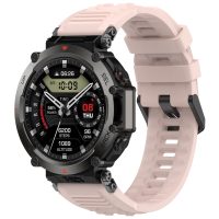 Curea din silicon eses pentru Xiaomi Amazfit T-Rex Ultra - Roz deschis