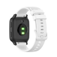 Curea din silicon cu eliberare rapidă eses pentru Garmin - Albă, 18 mm