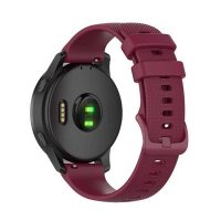 Curea din silicon cu eliberare rapidă eses pentru Garmin - Vișinie, 18 mm