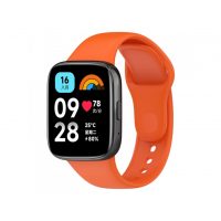 Brățară din silicon pentru Xiaomi Redmi Watch 3 Active - Portocalie
