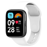 Brățară din silicon pentru Xiaomi Redmi Watch 3 Active - Alb