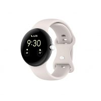 Brățara din silicon pentru Google Pixel Watch 1, 2 - Bej, mărimea L