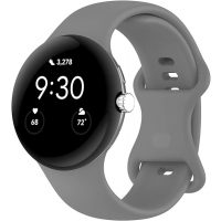Brățara din silicon pentru Google Pixel Watch 1, 2 - Gri, mărimea L