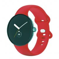Brățară din silicon pentru Google Pixel Watch 1, 2 - Roșie, mărimea S