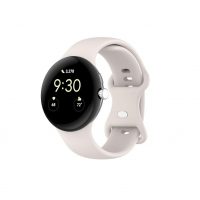 Brățară din silicon pentru Google Pixel Watch 1, 2 - Bej, mărimea S