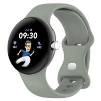 Brățară din silicon pentru Google Pixel Watch 1, 2 - Verde deschis, mărimea S