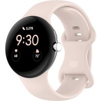 Brățară din silicon pentru Google Pixel Watch 1, 2 - Roz, mărimea S
