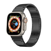 Brățară segmentată din titan eses pentru Apple Watch - Neagră 38mm, 40mm, 41mm
