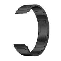 Brățară segmentată din titan eses - Neagră, 22 mm