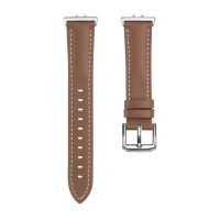 Brățara din piele pentru Samsung Galaxy Fit 3 - Maro
