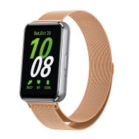 brățară Milanese pentru Samsung Galaxy Fit 3 - Roz și auriu