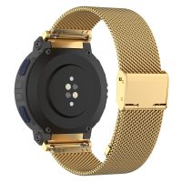 brățară din metal cu cataramă ajustabilă pentru Amazfit Active Edge - Auriu